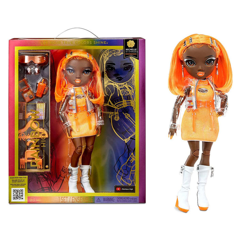 Rainbow High S23 Fashion Doll - Michelle St. Charles (Orange