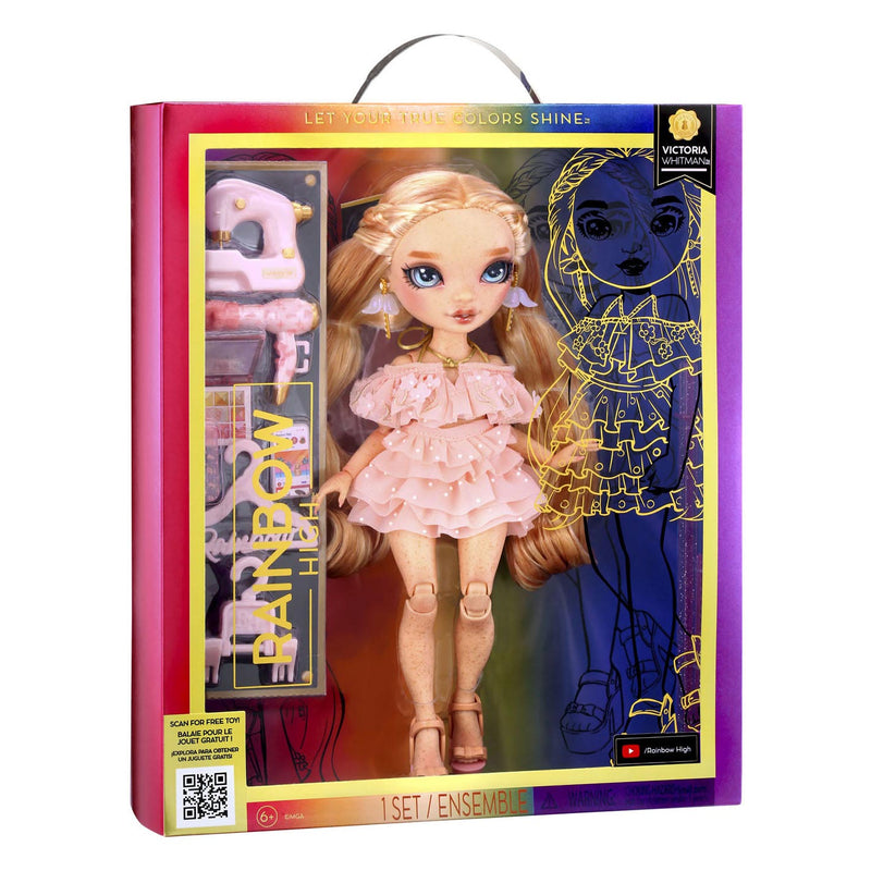Rainbow High S23 Fashion Doll - Victoria Whitman (Light Pink