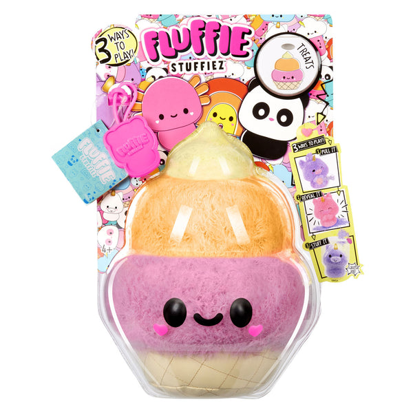 Fluffie Stuffiez Pluchen Knuffel  - Ice Cream