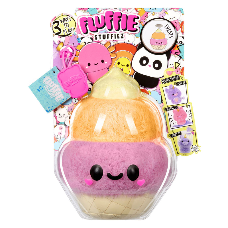 Fluffie Stuffiez Pluchen Knuffel  - Ice Cream