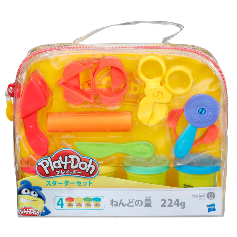 Play-Doh Gereedschap Basisset met 4 Potjes Klei