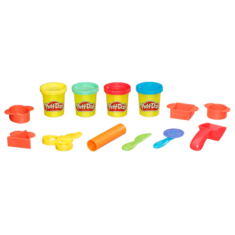 Play-Doh Gereedschap Basisset met 4 Potjes Klei