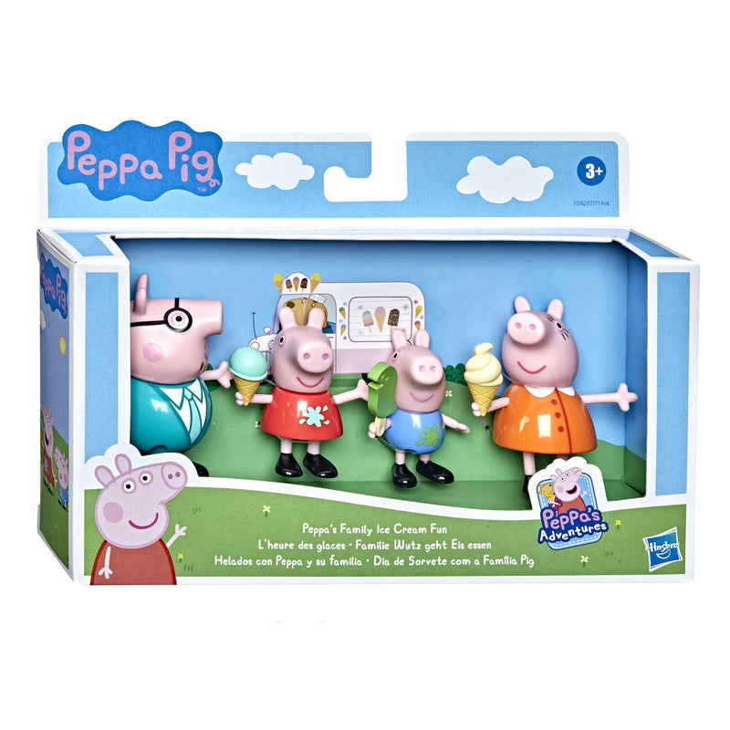 Peppa Pig Peppa's Familie met IJsjes