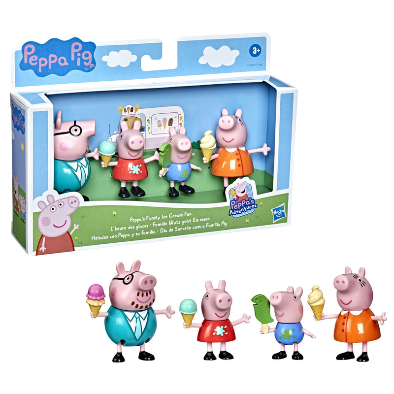Peppa Pig Peppa's Familie met IJsjes