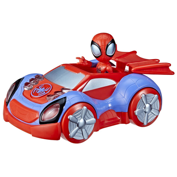 Marvel Spidey and His Amazing Friends Glow Tech Web-Crawler en Spidey Actiefiguur