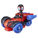 Hasbro Spidey Miles Morales Glow Tech Techno Racer + Licht en Geluid