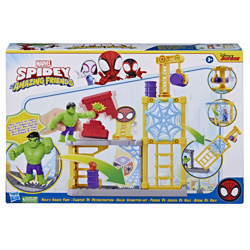 Marvel Spidey and His Amazing Friends Hulk's Smash Yard Spee