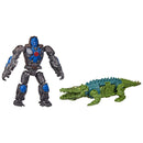 Transformers Rise of the Beasts Beast Combiner Actiefiguren - Optimus Primal & Skullcruncher
