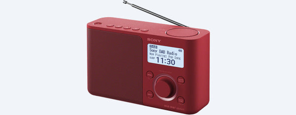 Sony XDR-S61D DAB draagbare radio Rood