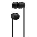 Sony WIC200B Draadloze In-Ear Oordopjes Zwart