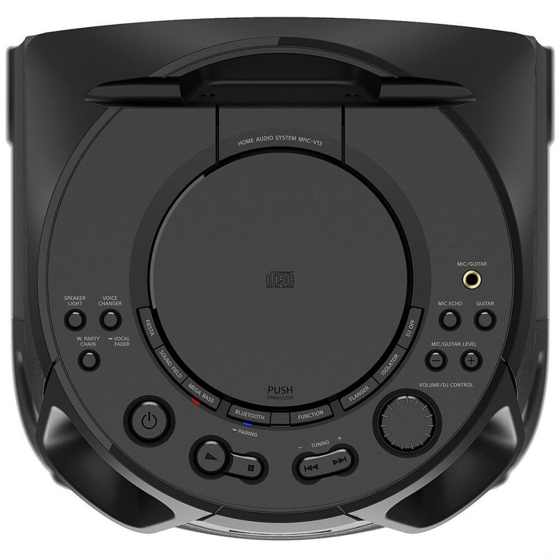 Sony MHCV13.CEL Audiosysteem met Bluetooth + LED-Verlichting Zwart