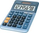 Casio MS-80E Zakrekenmachine Blauw