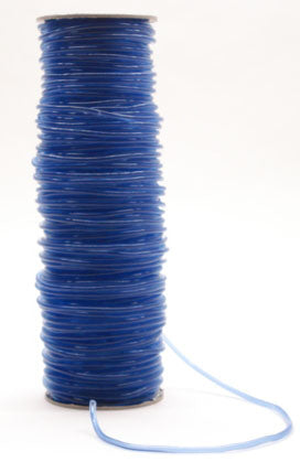 100 mtr. Springtouw blue transp. 4mm op