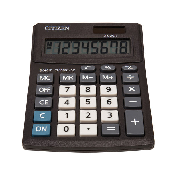 Citizen CI-CMB801BK Calculator Business Line, Zwart