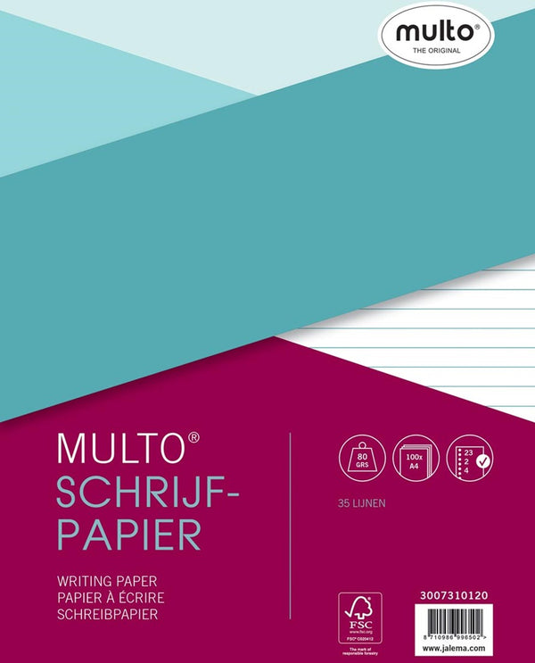 Multo interieur 23 r. lijn 100 vel