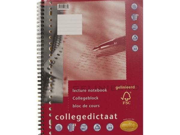 Multo collegeblok 23 gaats gelineerd
