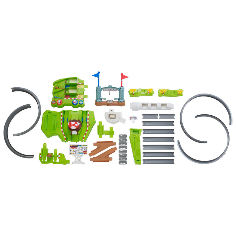 Hot Wheels Mario Kart Speelset + 2 Karts