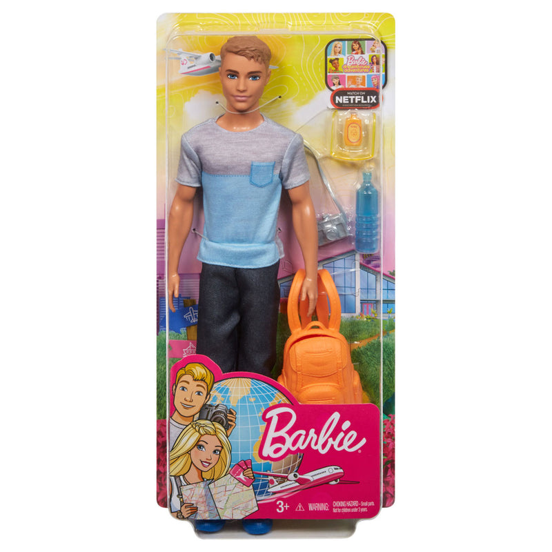 Barbie Ken Pop met Rugzak en Accessoires