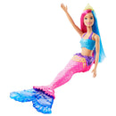 Barbie Dreamtopia Zeemeermin met Roze en Blauw haar
