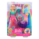 Barbie Dreamtopia Prinses met Honey en Baby Draakjes + Accessoires