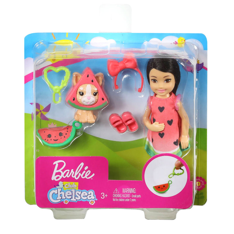 Barbie Club Chelsea Verkleedpop Watermeloen