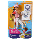 Barbie Olympische Spelen pop - Softball/Baseball