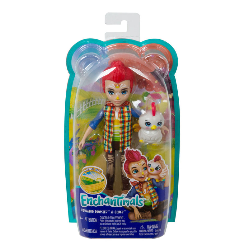 Enchantimals tienerpop Redward Rooster & Cluck 15 cm