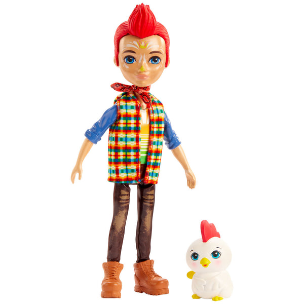 Enchantimals tienerpop Redward Rooster & Cluck 15 cm