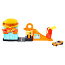 Hot Wheels City Downtown Burger Dash Speelset + Auto