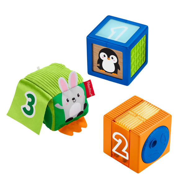 Fisher Price Stapel en Ontdek Blokken 3 Stuks