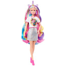 Barbie Fantasiehaar Pop + Outfits en Accessoires