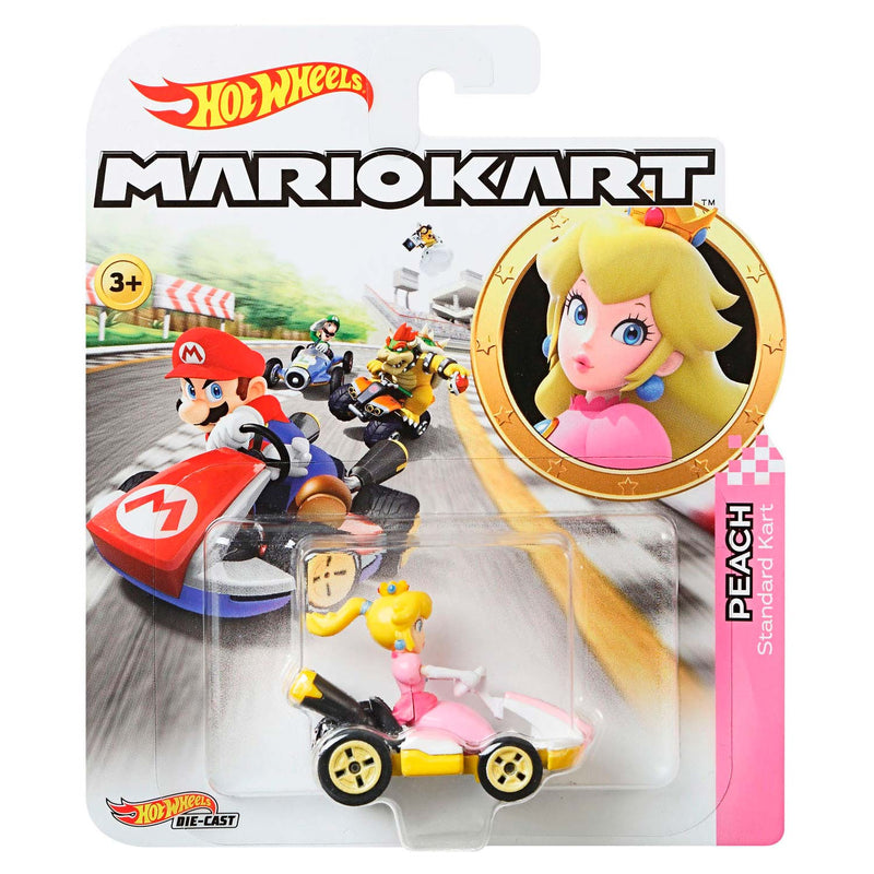 Hot Wheels Mario Kart Voertuig - Peach