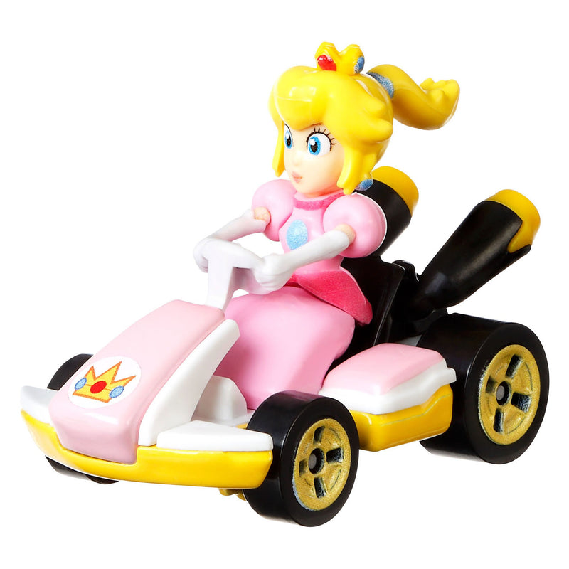 Hot Wheels Mario Kart Voertuig - Peach