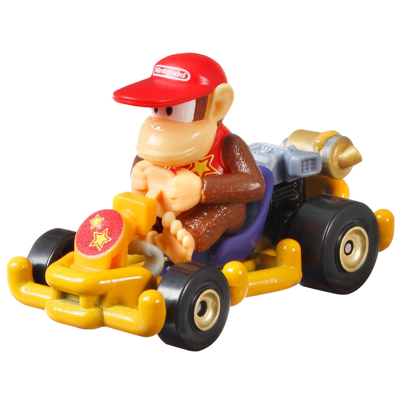 Hot Wheels Mario Kart Voertuig - Diddy Kong