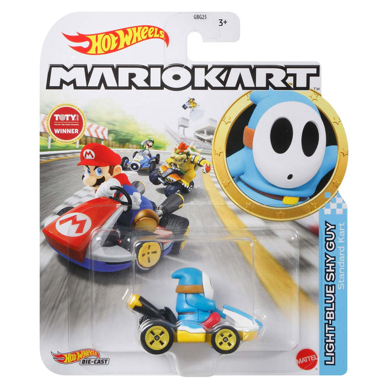 Hot Wheels Mario Kart Voertuig - Shy Guy