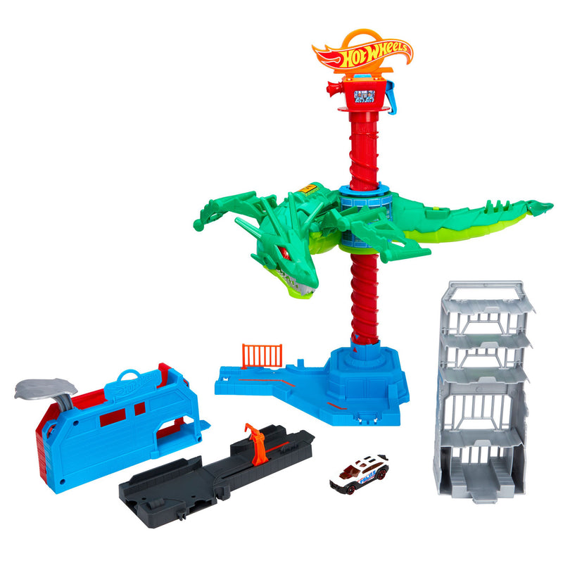 Hot Wheels City Air Attack Dragon + Geluid