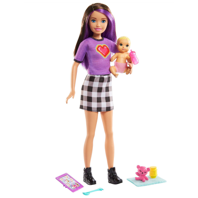 Barbie Skipper Babysitter Brunette Speelset