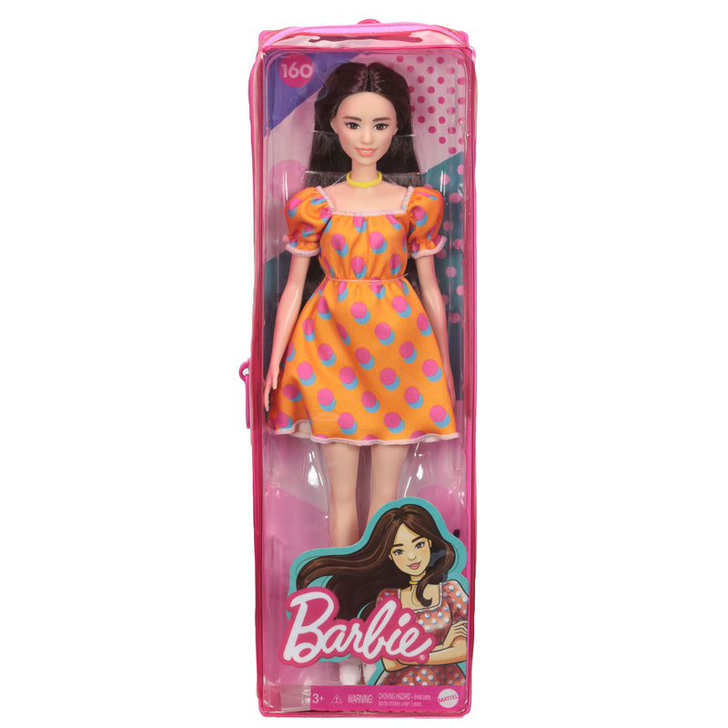 Barbie Fashionista Pop - Polka Stippen Offshoulder Jurkje