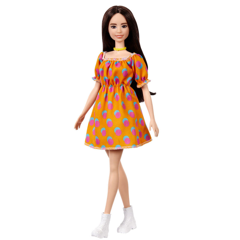 Barbie Fashionista Pop - Polka Stippen Offshoulder Jurkje