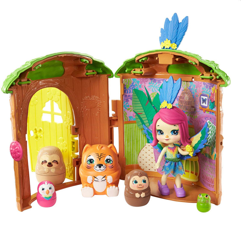 Enchantimals Geheime Besties Peeki Papagaai Boomhut