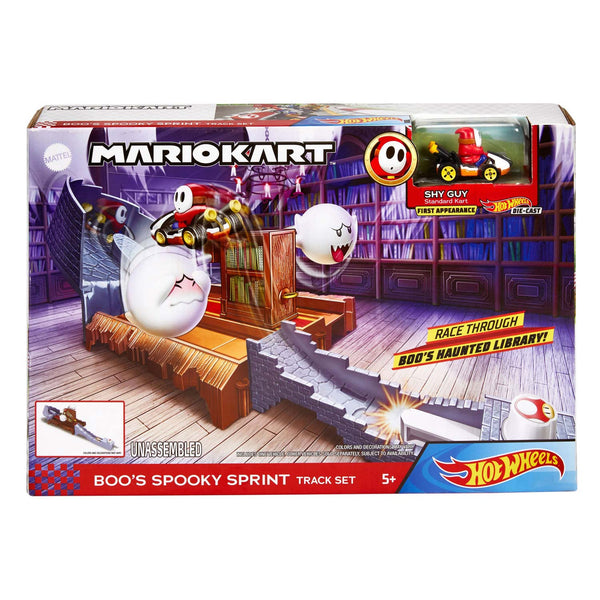 Hot Wheels Mariokart Boo&#039;s Spooky Sprint Track Set
