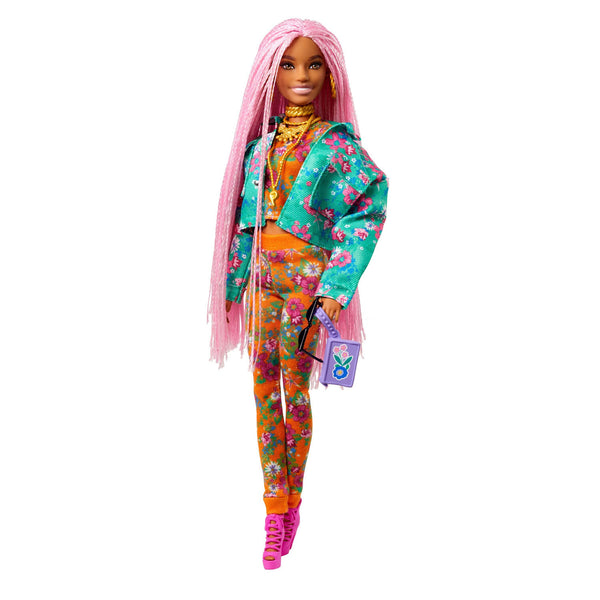 Barbie Extra Pink Braids Pop + Accessoires
