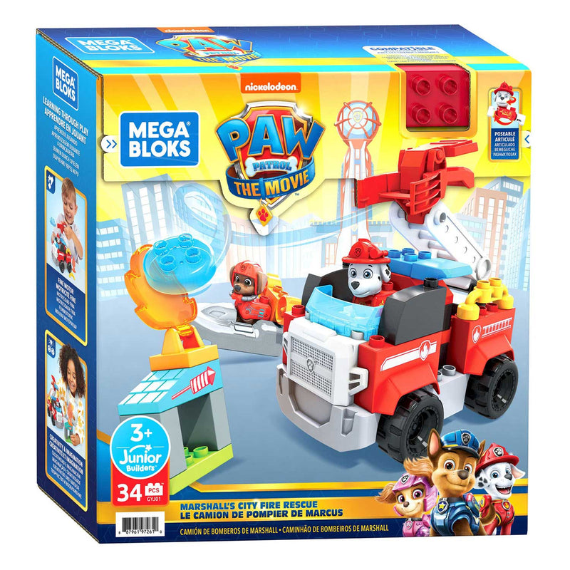 Mega Bloks Paw Patrol The Movie Marshalls Brandweerwagen