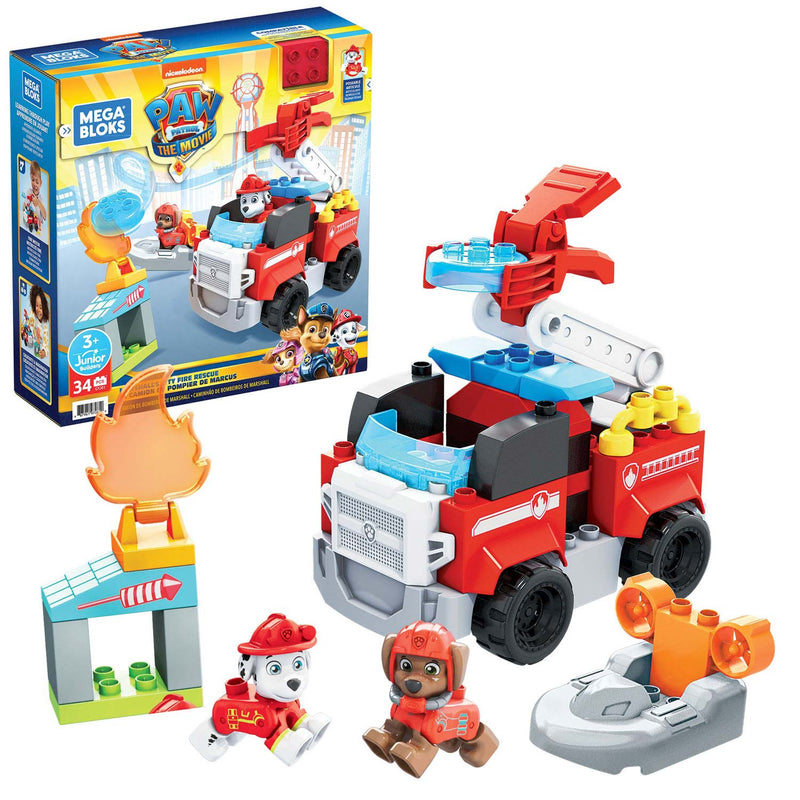 Mega Bloks Paw Patrol The Movie Marshalls Brandweerwagen