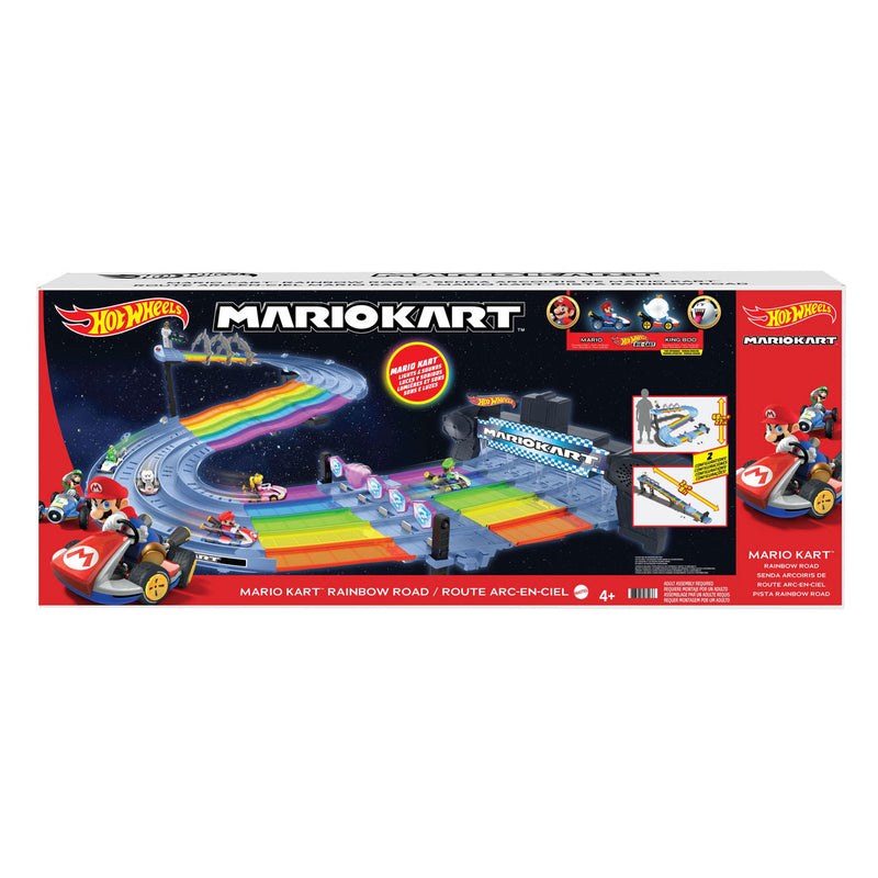 Hot Wheels Mario Kart Regenboog Raceset Speelset