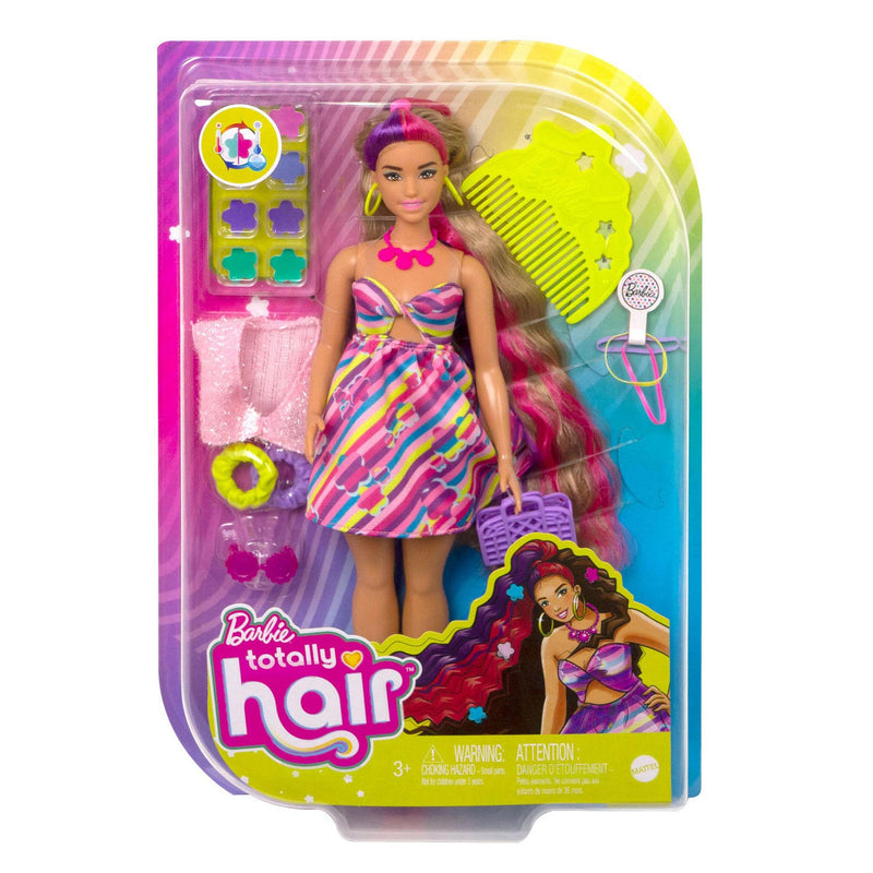 Barbie Totally Hair Pop Flower + Accessoires