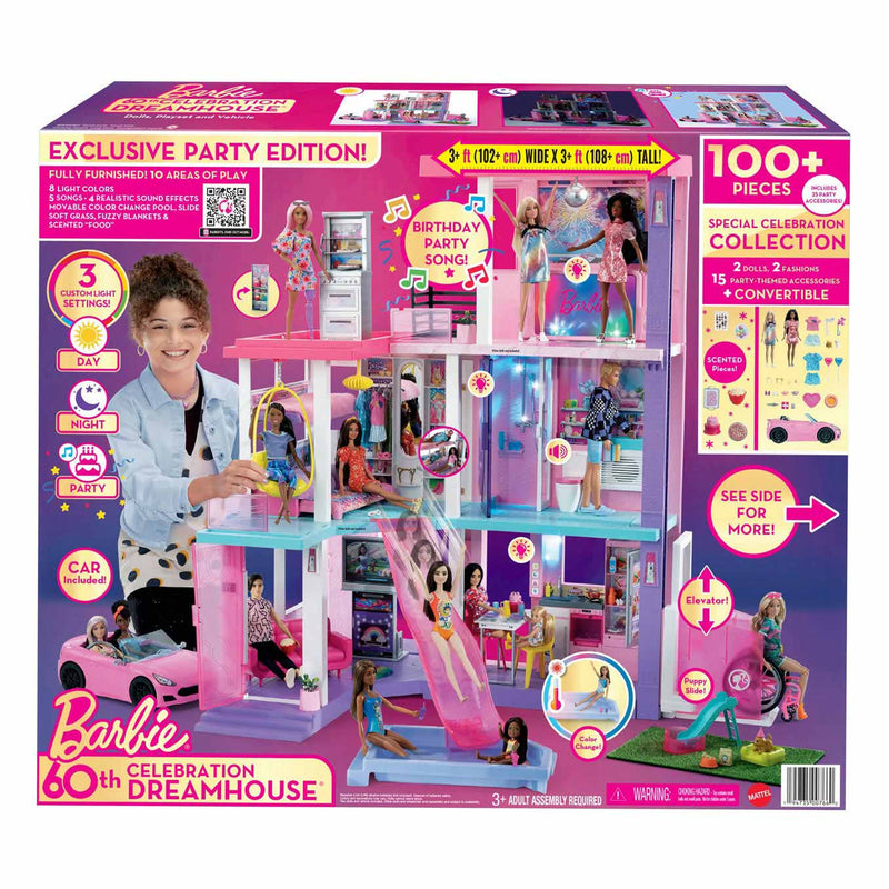 Barbie 60th Celebration Dreamhouse Poppenhuis Speelset