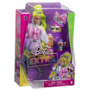 Barbie Extra Pop Neon Groen Haar + Accessoires