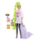Barbie Extra Pop Neon Groen Haar + Accessoires