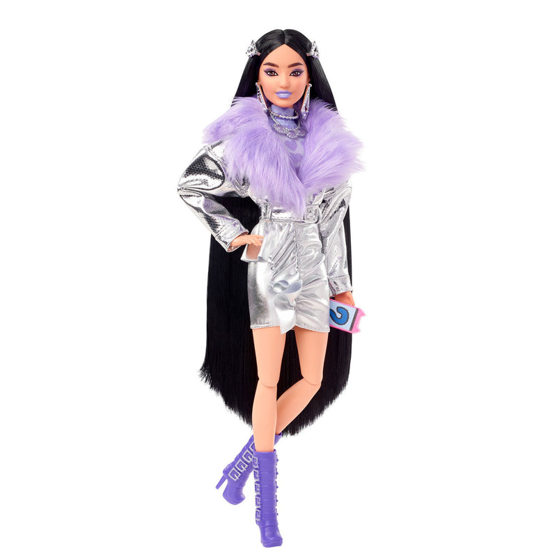 Barbie Extra Pop 15 - Purple Fur Purple Boots